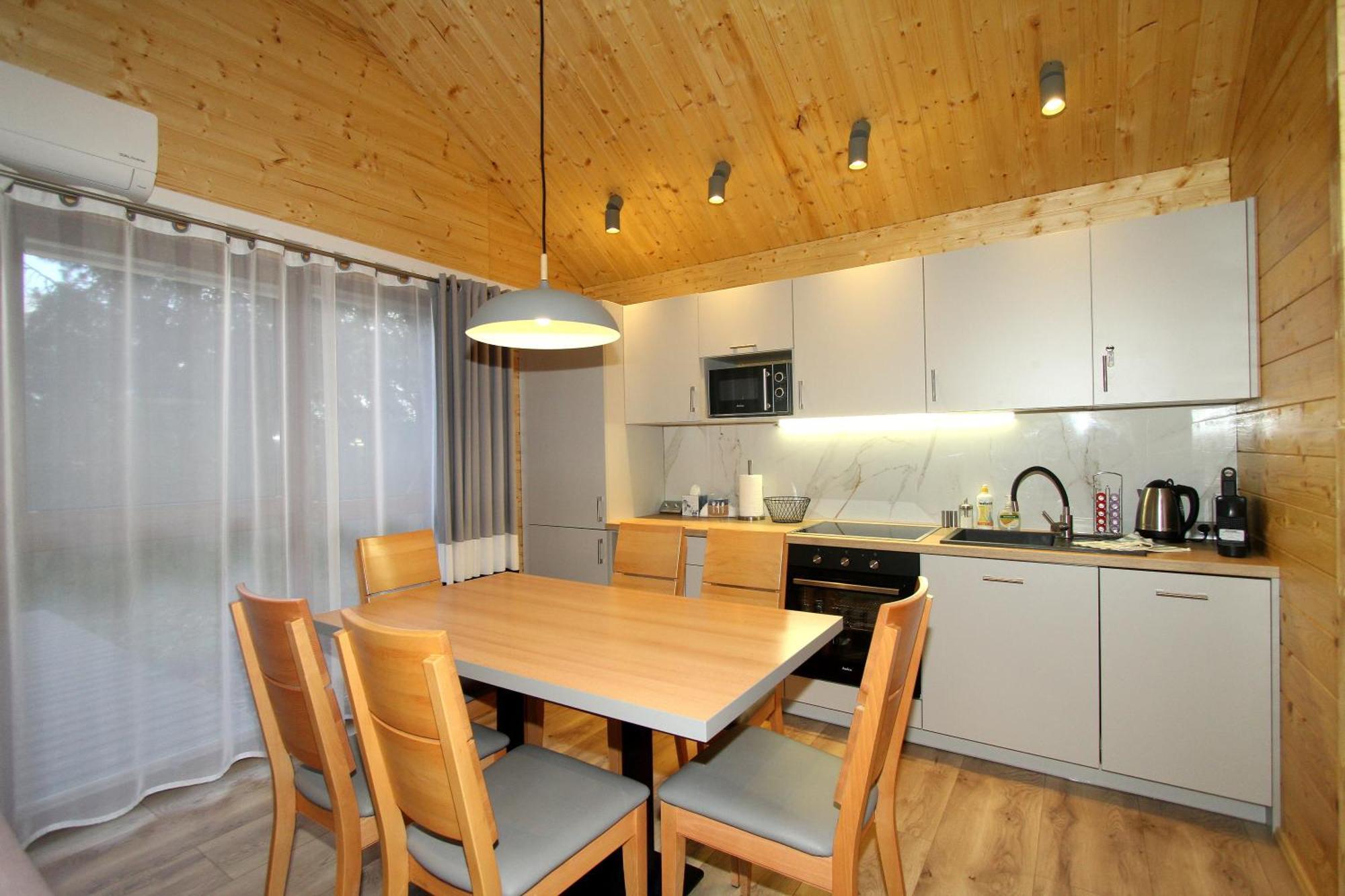 Caloroczny Drewniany Domek Superior I Apartamenty Eko-Oaza W Krynica Morska-Piaski Nowa Karczma  Εξωτερικό φωτογραφία