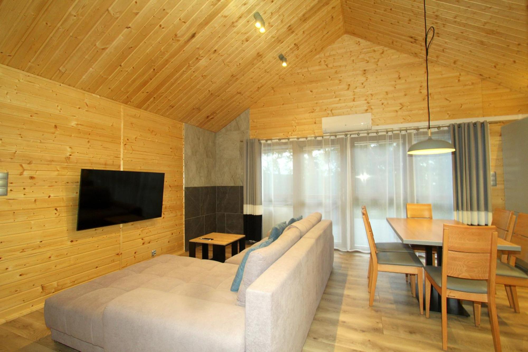 Caloroczny Drewniany Domek Superior I Apartamenty Eko-Oaza W Krynica Morska-Piaski Nowa Karczma  Εξωτερικό φωτογραφία